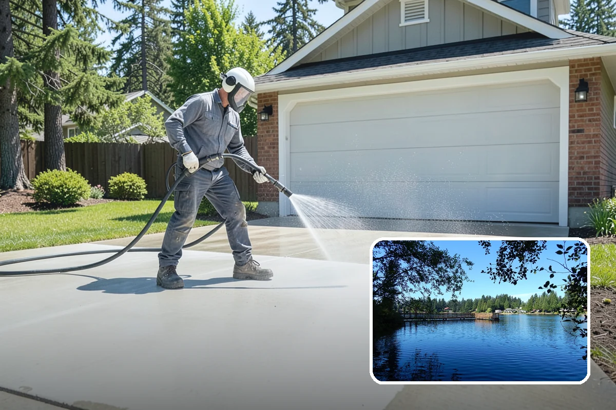 Lattice Cleaning in Federal Way, King County, WA - Clears moss and mud from crisscrossed lattice openings