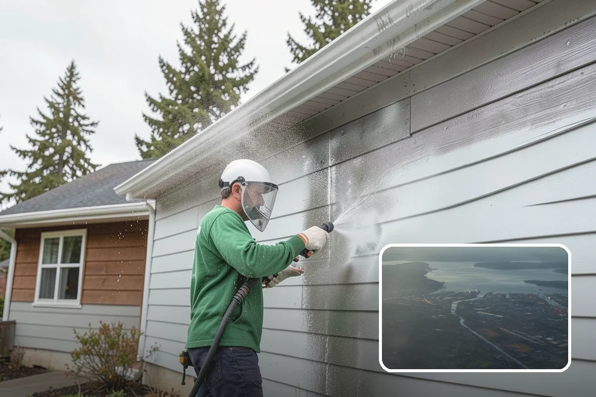 Lattice Cleaning in Fife, Pierce County, WA - Clears moss and mud from crisscrossed lattice openings