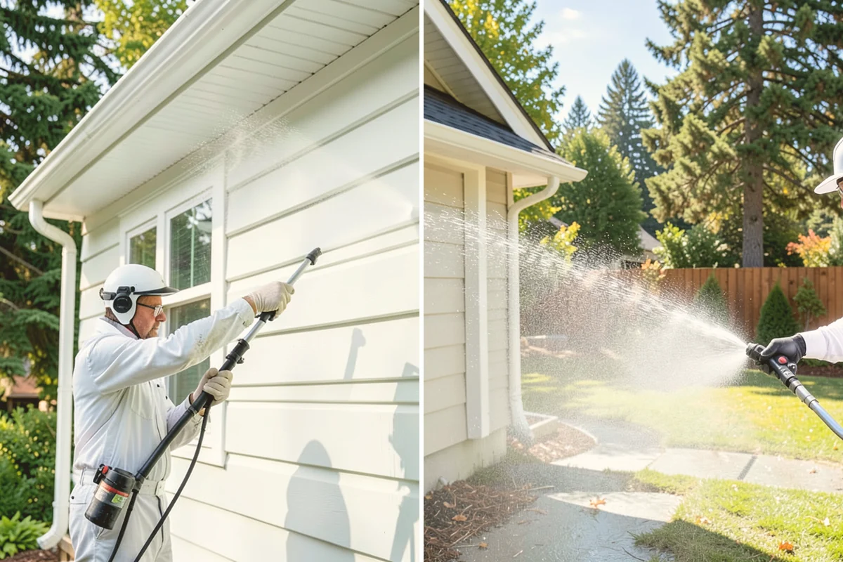 Lattice Cleaning in Fife, Pierce County, WA - Clear loose debris lodged in the lattice openings