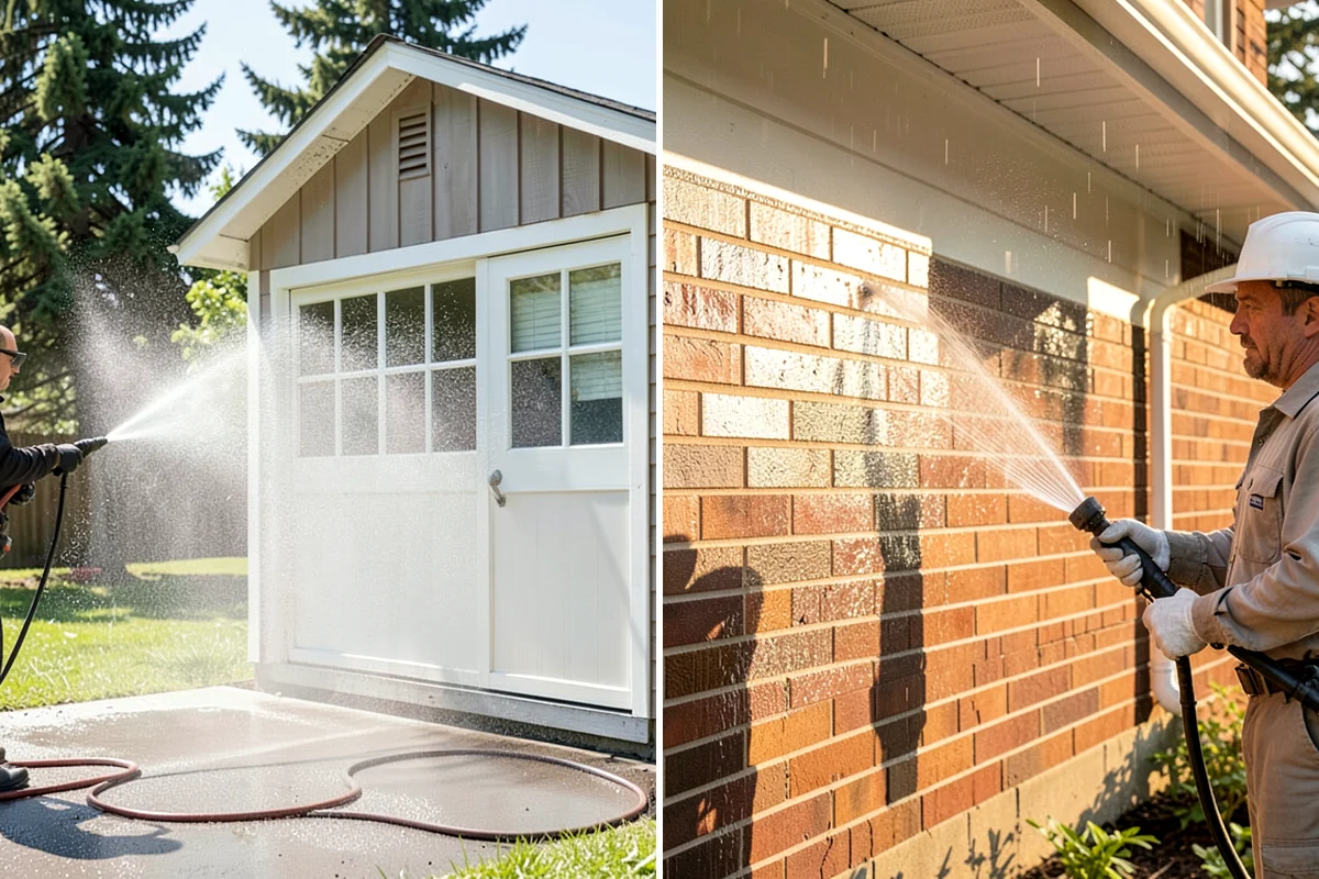 Lattice Cleaning in Gig Harbor, Pierce County, WA - Clear loose debris lodged in the lattice openings