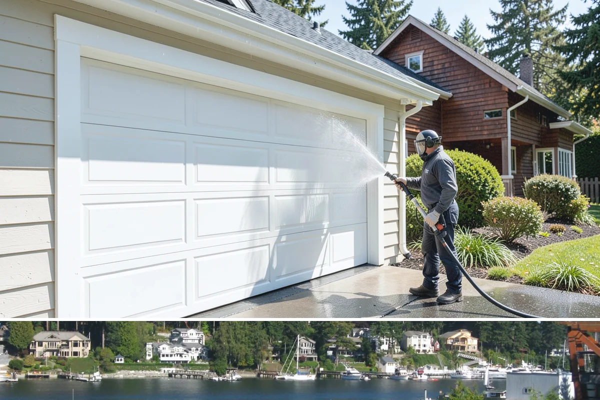 Lattice Cleaning in Gig Harbor, Pierce County, WA - Spring cleaning clears the winter moss that clogs lattice and restores ventilation before summer humidity.