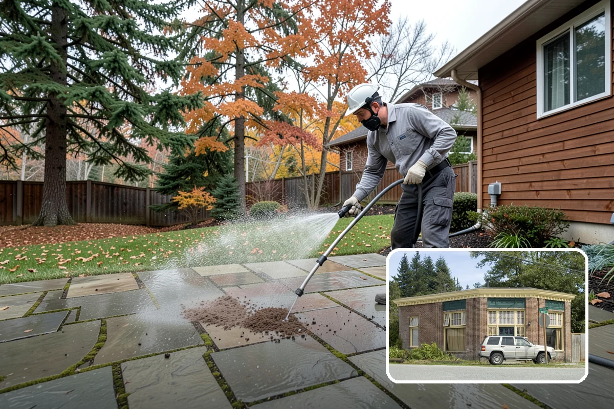 Lattice Cleaning in Hamilton, Skagit County, WA - Clears moss and mud from crisscrossed lattice openings