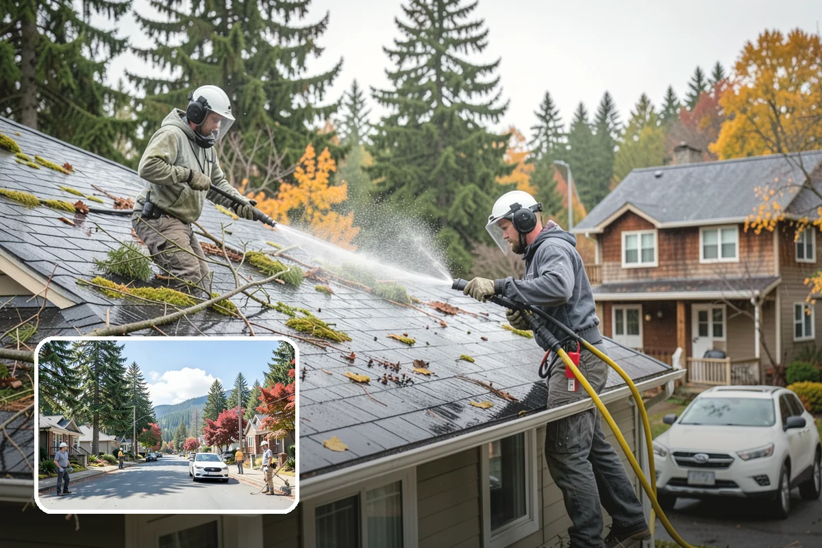 Lattice Cleaning in Hunts Point, King County, WA - Clears moss and mud from crisscrossed lattice openings