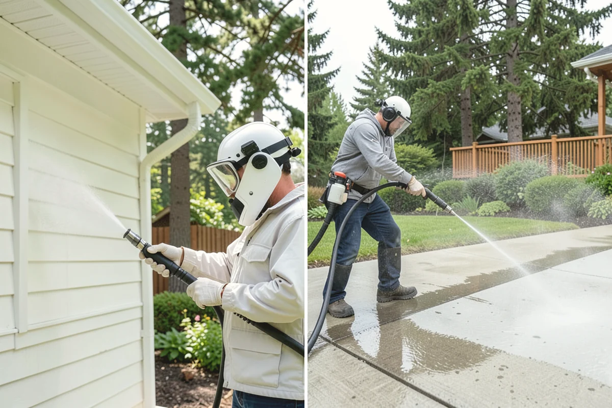 Lattice Cleaning in Issaquah, King County, WA - Clear loose debris lodged in the lattice openings