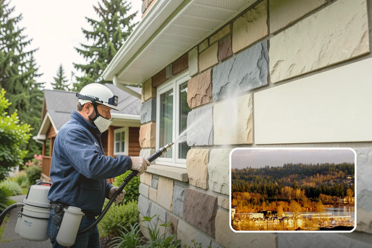 Lattice Cleaning in Kenmore, King County, WA - Clears moss and mud from crisscrossed lattice openings