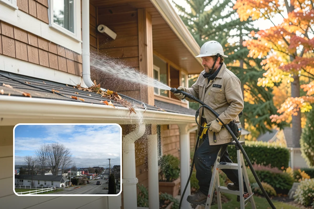 Lattice Cleaning in Langley, Island County, WA - Clears moss and mud from crisscrossed lattice openings