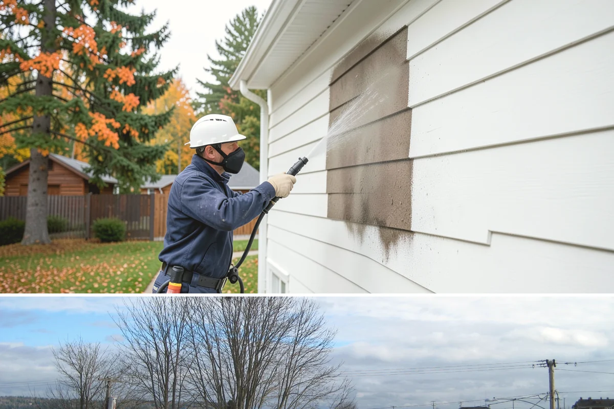Lattice Cleaning in Langley, Island County, WA - Spring cleaning clears the winter moss that clogs lattice and restores ventilation before summer humidity.