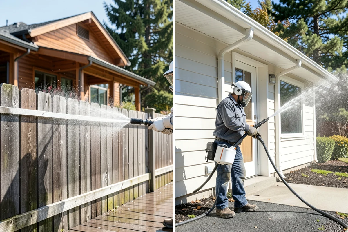 Lattice Cleaning in Lyman, Skagit County, WA - Clear loose debris lodged in the lattice openings
