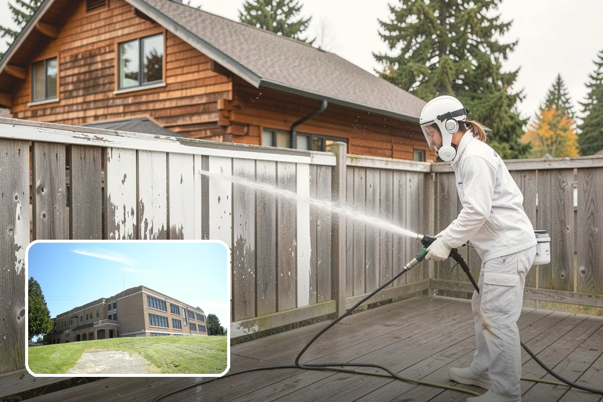 Lattice Cleaning in Maple Valley, King County, WA - Clears moss and mud from crisscrossed lattice openings