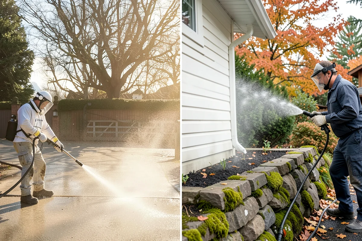 Lattice Cleaning in Maple Valley, King County, WA - Clear loose debris lodged in the lattice openings