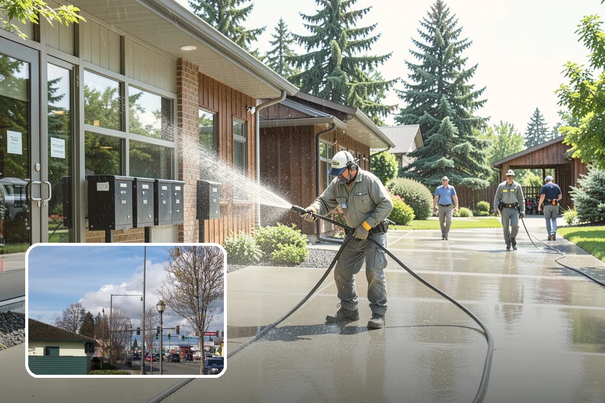 Lattice Cleaning in Marysville, Snohomish County, WA - Clears moss and mud from crisscrossed lattice openings