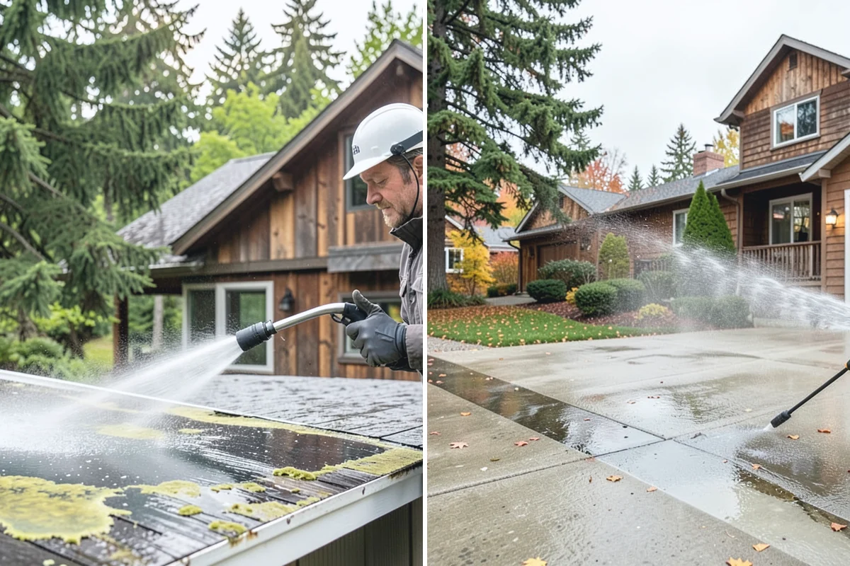 Lattice Cleaning in Marysville, Snohomish County, WA - Clear loose debris lodged in the lattice openings