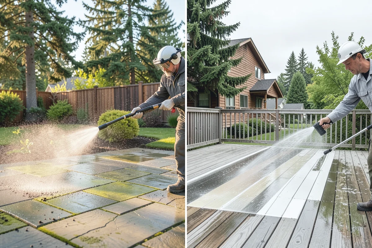 Lattice Cleaning in Medina, King County, WA - Clear loose debris lodged in the lattice openings