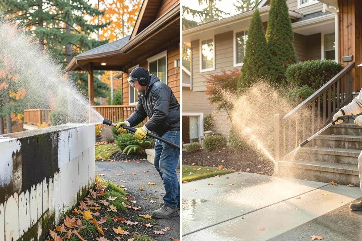 Lattice Cleaning in Mercer Island, King County, WA - Clear loose debris lodged in the lattice openings