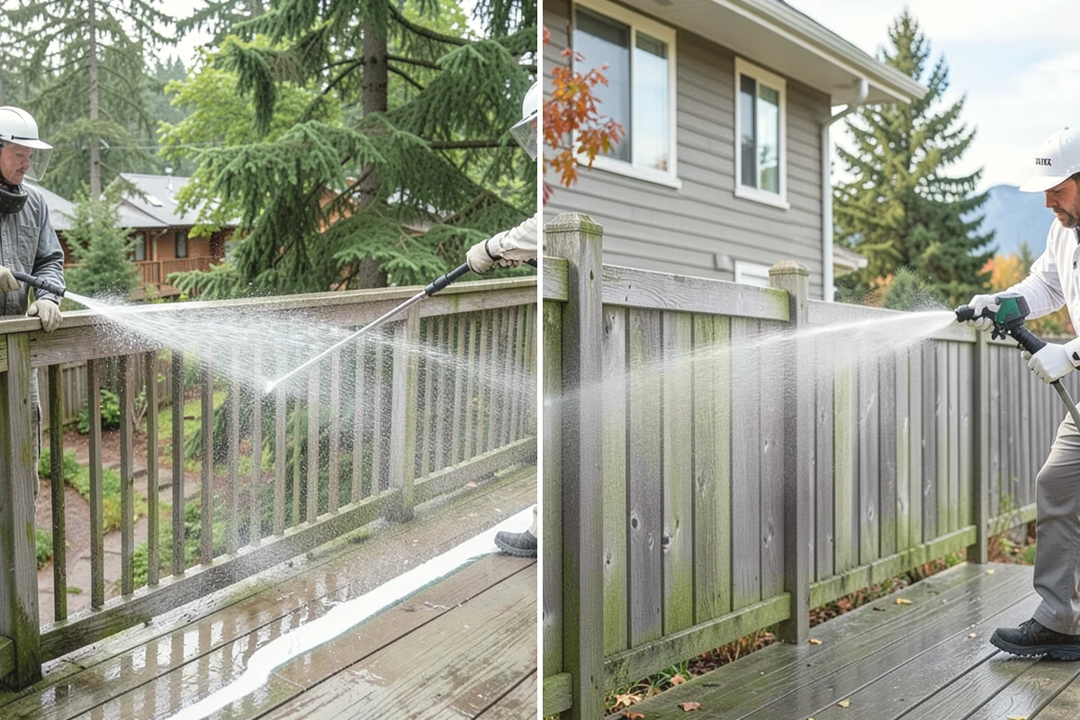 Lattice Cleaning in Mill Creek, Snohomish County, WA - Clear loose debris lodged in the lattice openings