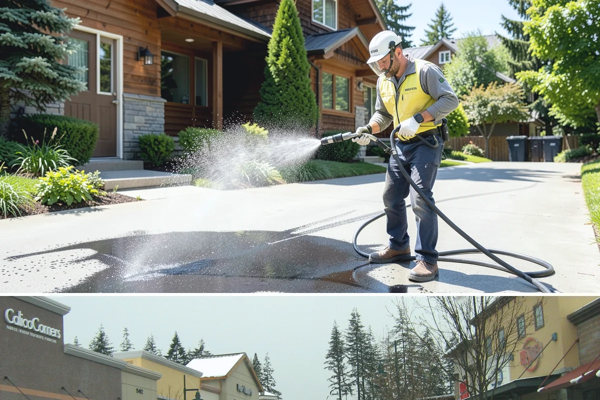 Lattice Cleaning in Mill Creek, Snohomish County, WA - Spring cleaning clears the winter moss that clogs lattice and restores ventilation before summer humidity.