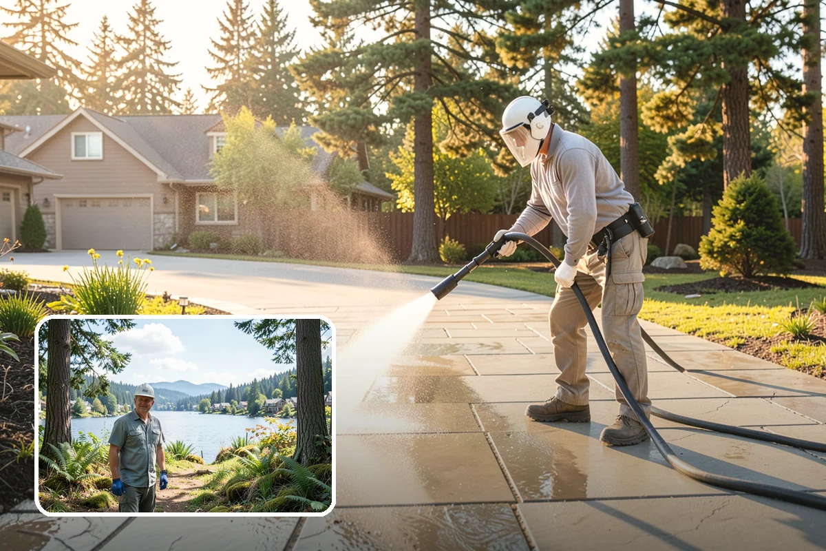 Lattice Cleaning in Milton, King County, WA - Clears moss and mud from crisscrossed lattice openings