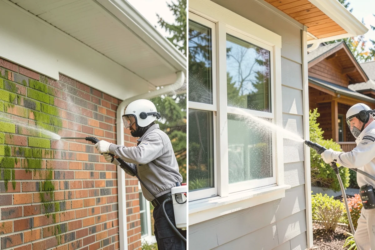 Lattice Cleaning in Milton, King County, WA - Clear loose debris lodged in the lattice openings
