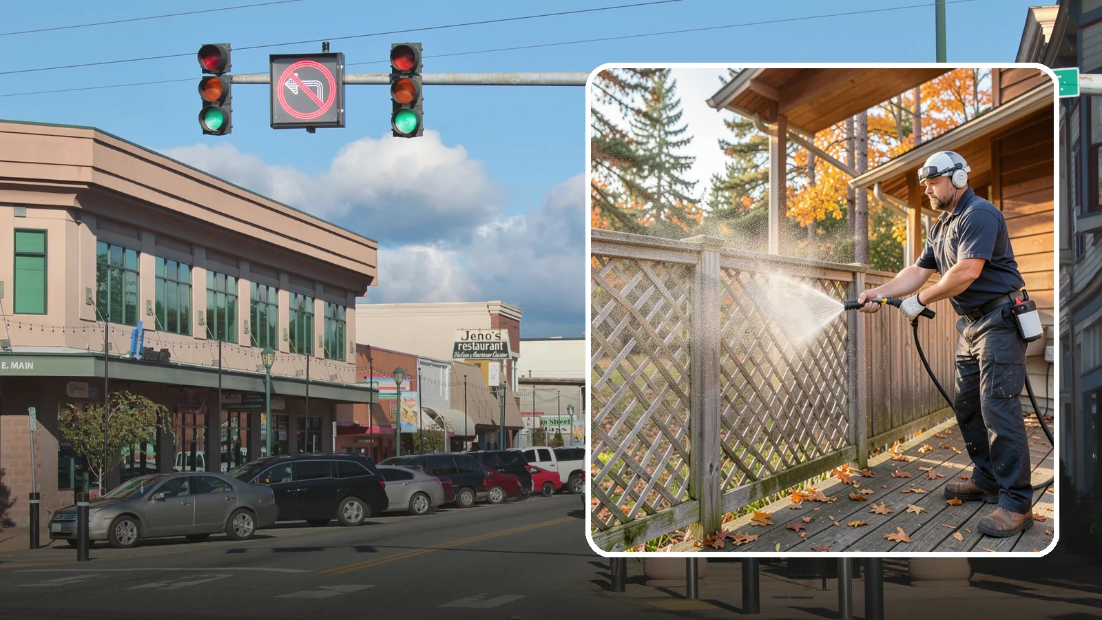 Lattice Cleaning in Monroe, Snohomish County, WA - We wash decorative and skirting lattice to remove the moss and mud that pack into its crisscrossed openings.