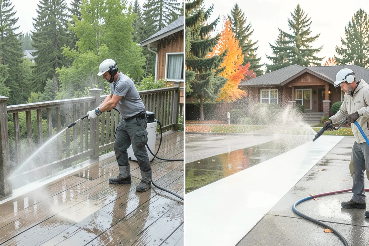 Lattice Cleaning in North Bend, King County, WA - Clear loose debris lodged in the lattice openings