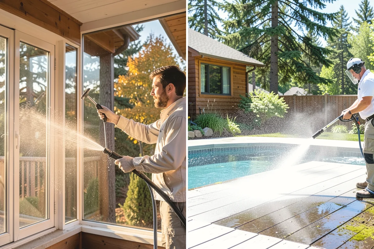 Lattice Cleaning in Oak Harbor, Island County, WA - Clear loose debris lodged in the lattice openings