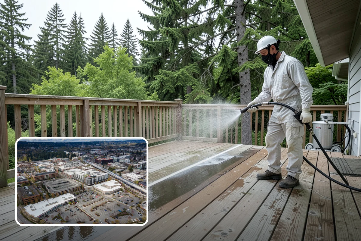 Lattice Cleaning in Redmond, King County, WA - Clears moss and mud from crisscrossed lattice openings