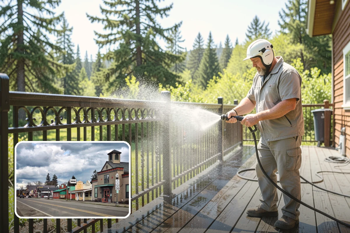 Lattice Cleaning in Roy, Pierce County, WA - Clears moss and mud from crisscrossed lattice openings