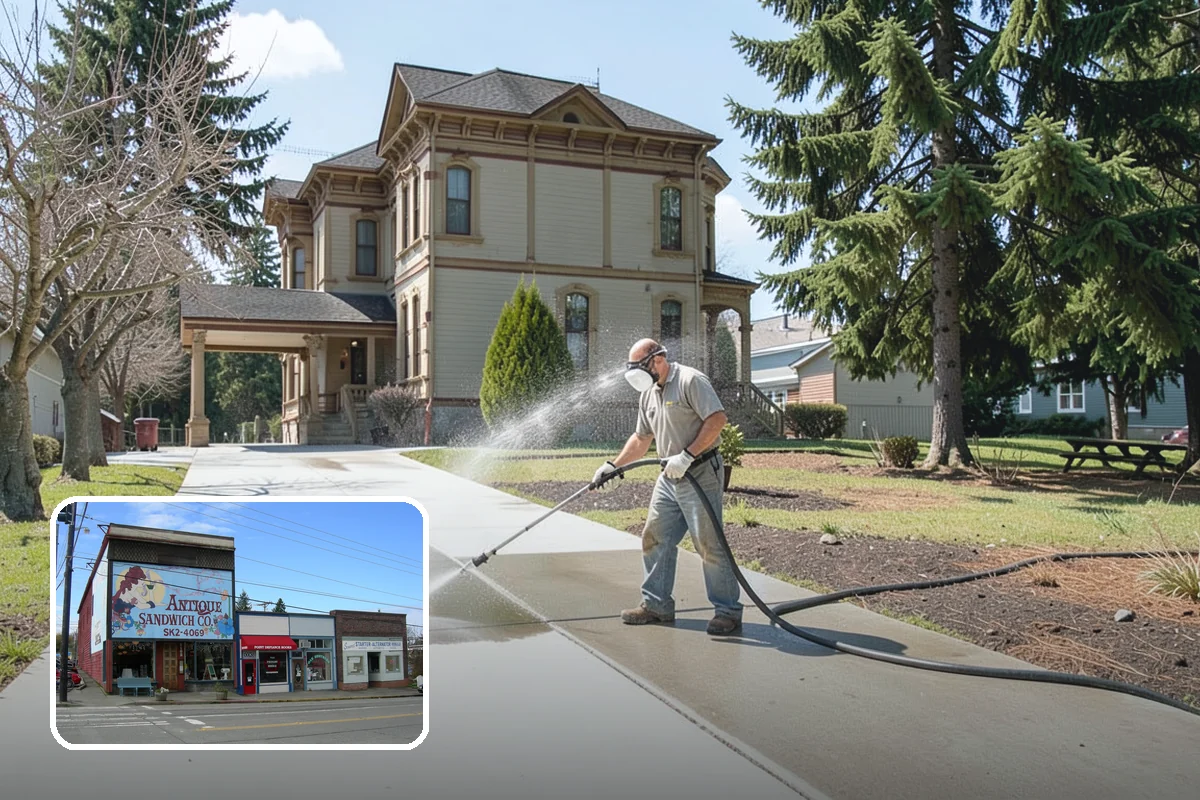 Lattice Cleaning in Ruston, Pierce County, WA - Clears moss and mud from crisscrossed lattice openings