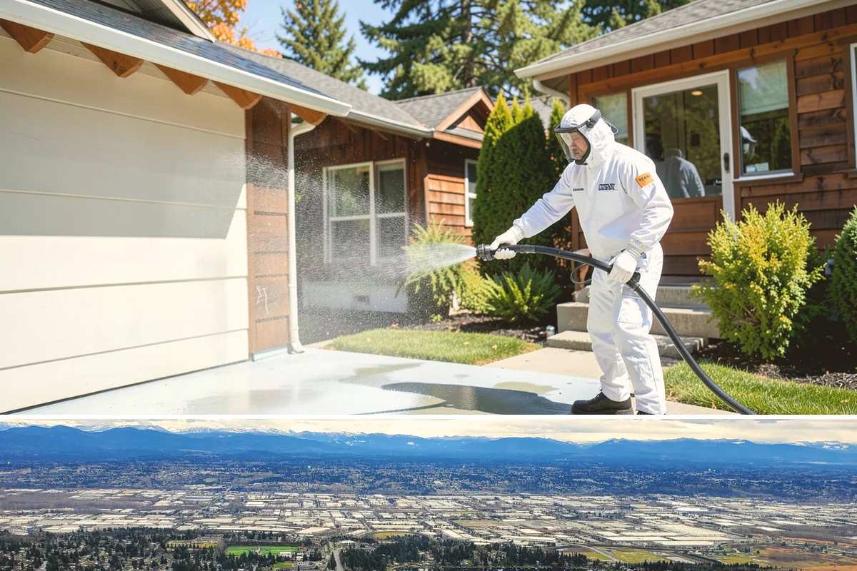 Lattice Cleaning in SeaTac, King County, WA - Spring cleaning clears the winter moss that clogs lattice and restores ventilation before summer humidity.