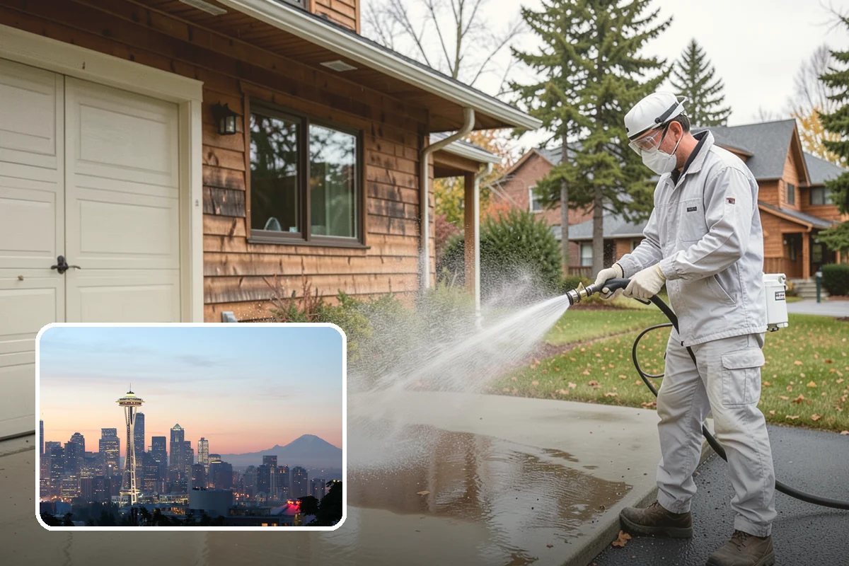 Lattice Cleaning in Seattle, King County, WA - Clears moss and mud from crisscrossed lattice openings
