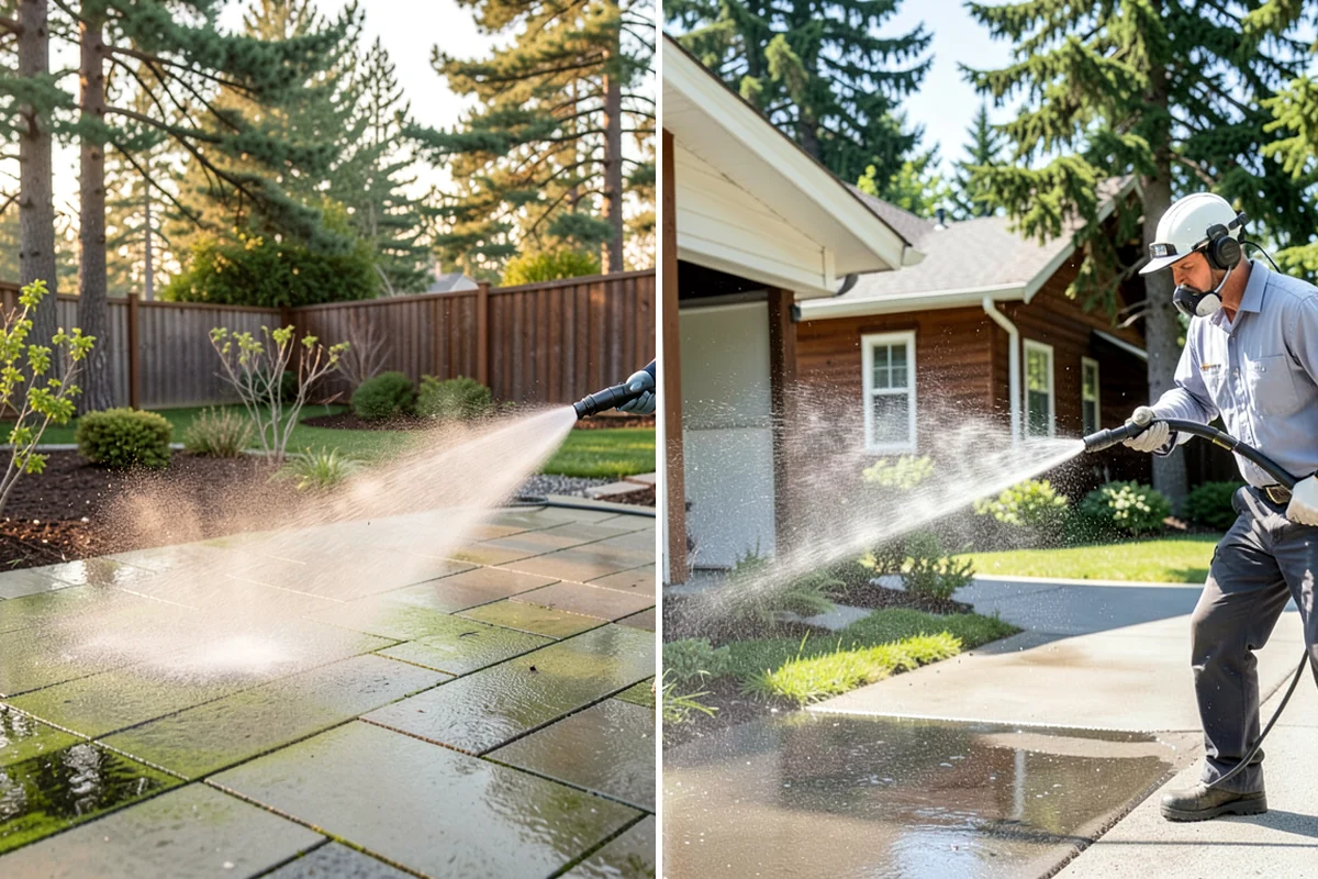 Lattice Cleaning in Seattle, King County, WA - Clear loose debris lodged in the lattice openings