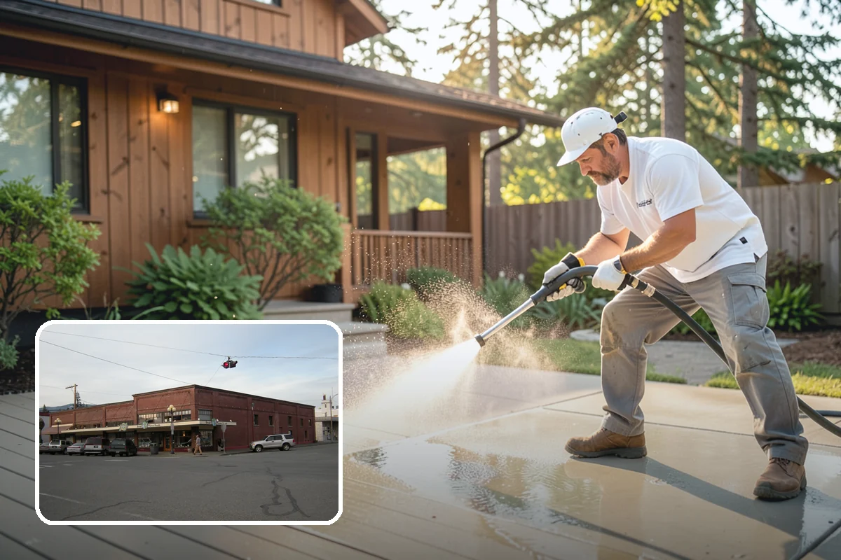 Lattice Cleaning in Sedro-Woolley, Skagit County, WA - Clears moss and mud from crisscrossed lattice openings