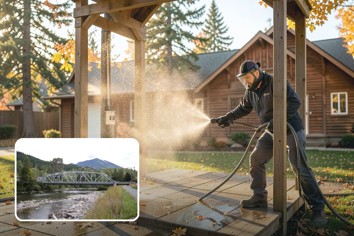 Lattice Cleaning in Skykomish, King County, WA - Clears moss and mud from crisscrossed lattice openings