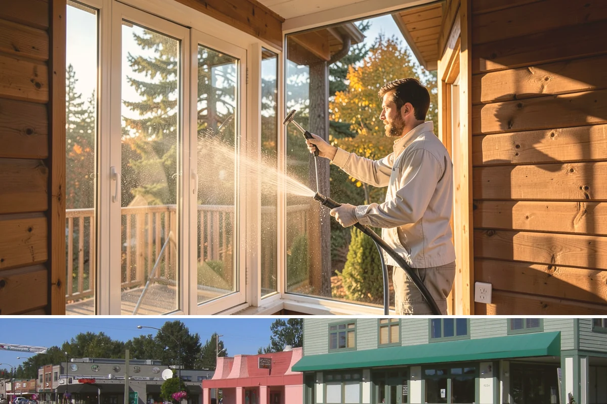 Lattice Cleaning in Snoqualmie, King County, WA - Spring cleaning clears the winter moss that clogs lattice and restores ventilation before summer humidity.