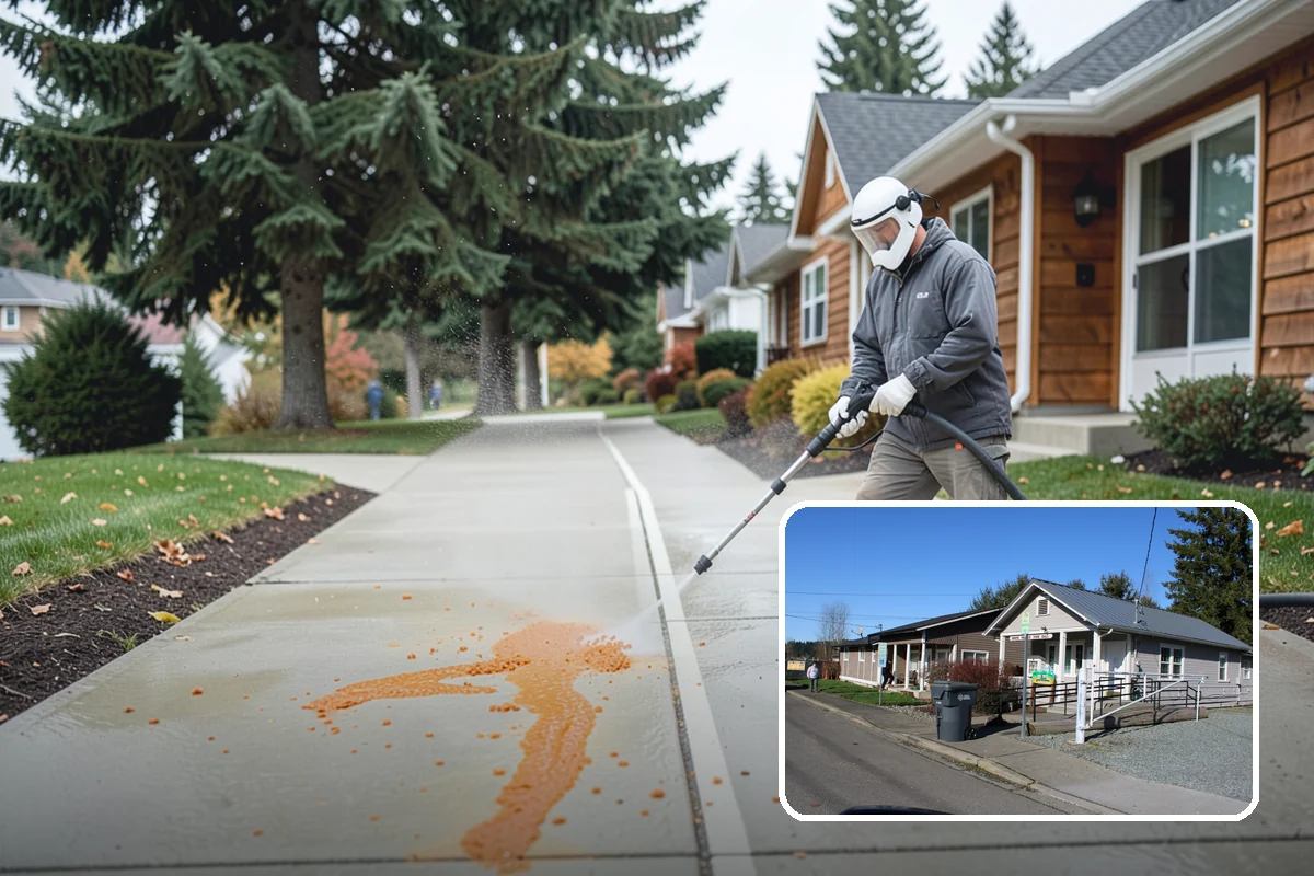 Lattice Cleaning in South Prairie, Pierce County, WA - Clears moss and mud from crisscrossed lattice openings