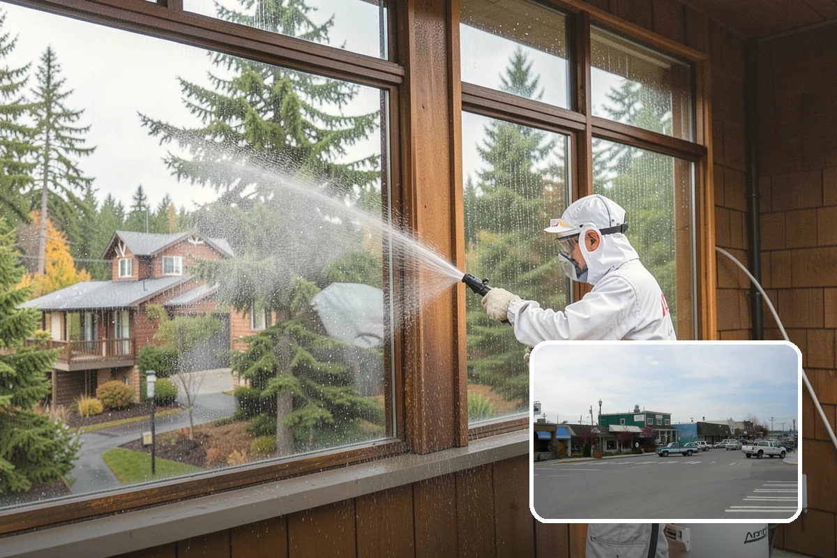 Lattice Cleaning in Stanwood, Snohomish County, WA - Clears moss and mud from crisscrossed lattice openings