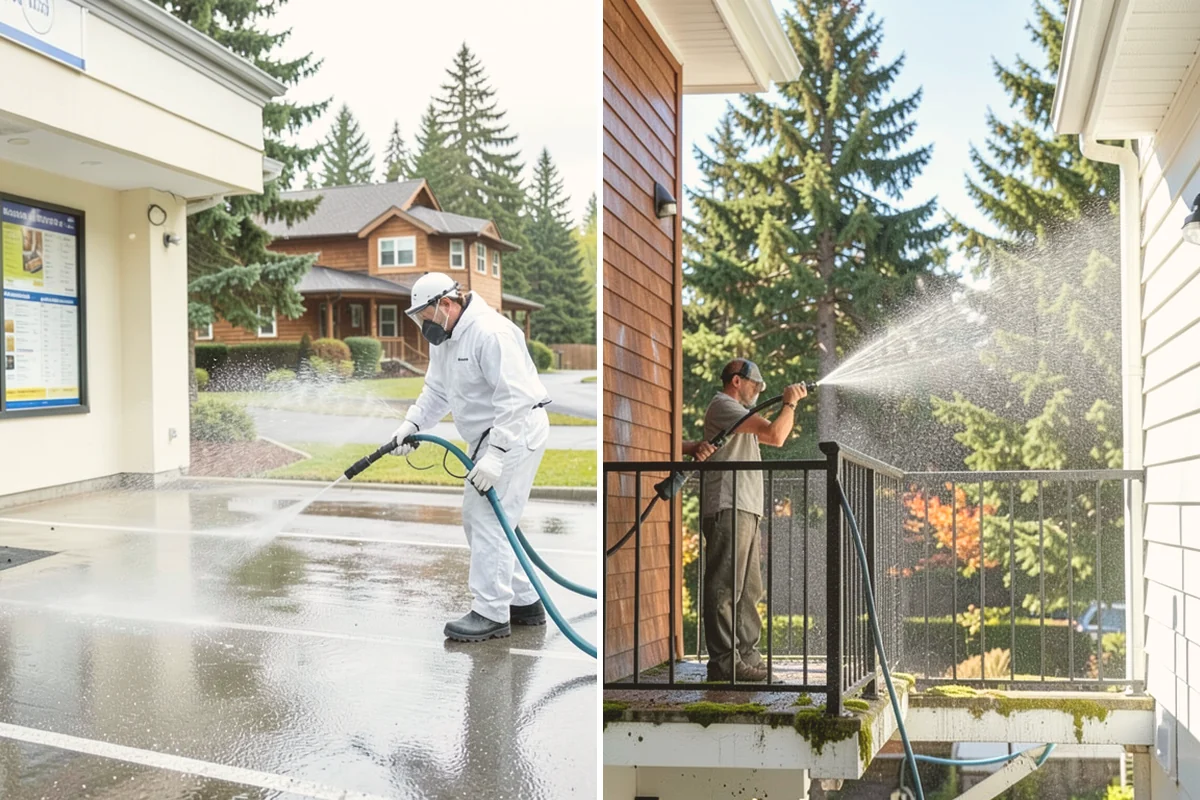Lattice Cleaning in Stanwood, Snohomish County, WA - Clear loose debris lodged in the lattice openings