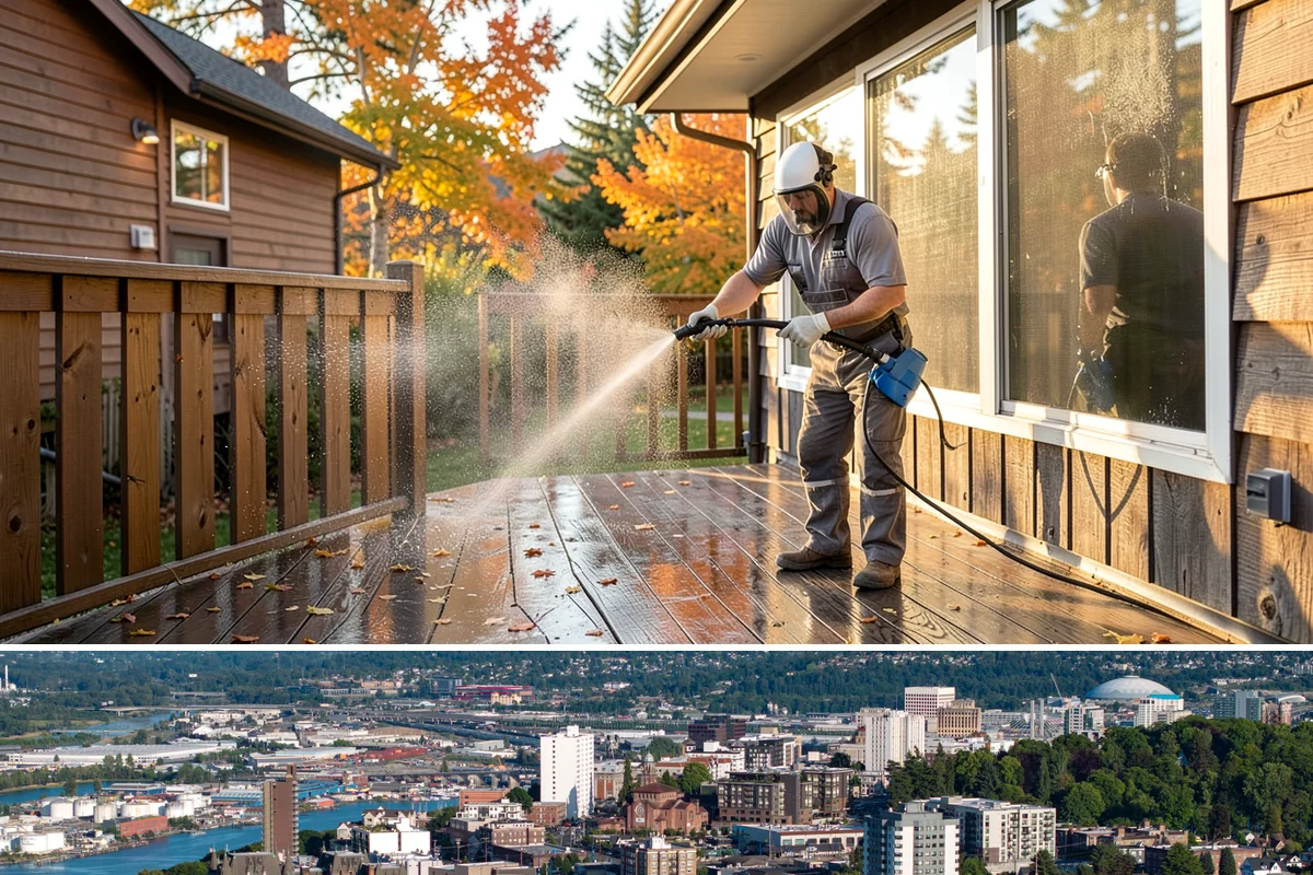 Lattice Cleaning in Tacoma, Pierce County, WA - Spring cleaning clears the winter moss that clogs lattice and restores ventilation before summer humidity.