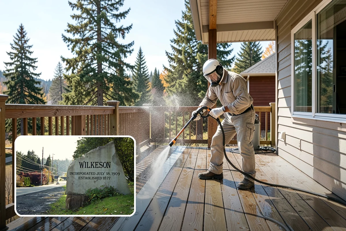 Lattice Cleaning in Wilkeson, Pierce County, WA - Clears moss and mud from crisscrossed lattice openings
