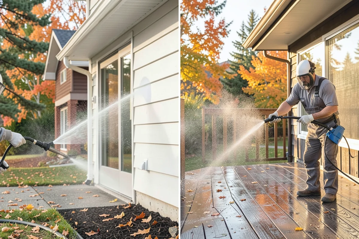 Lattice Cleaning in Woodinville, King County, WA - Clear loose debris lodged in the lattice openings
