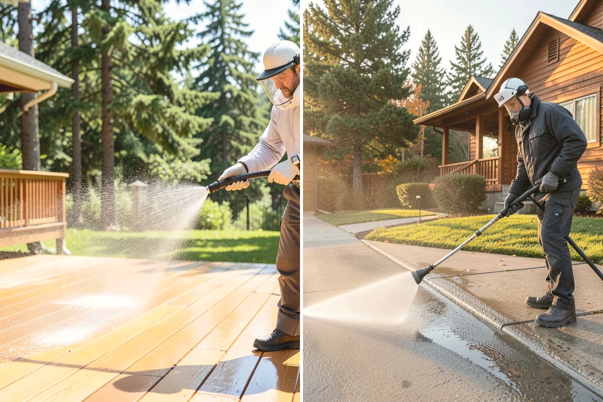 Lattice Cleaning in Yarrow Point, King County, WA - Clear loose debris lodged in the lattice openings