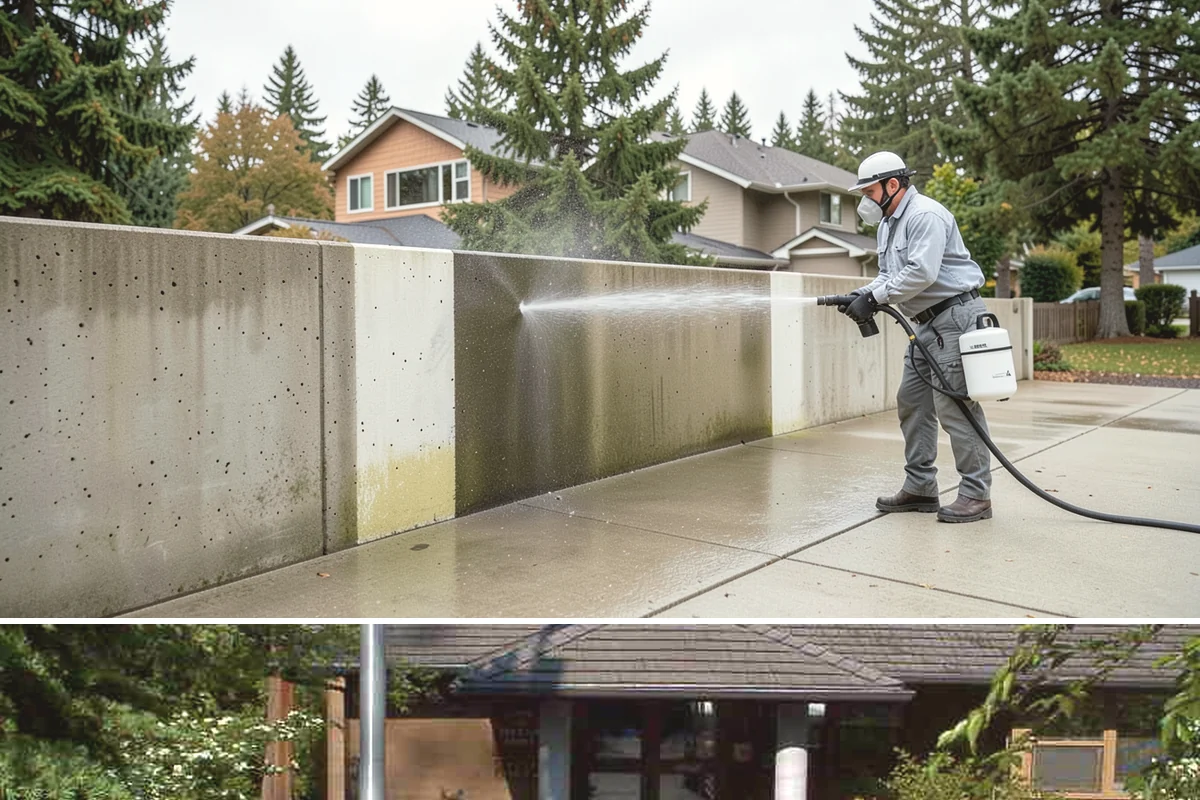 Lattice Cleaning in Yarrow Point, King County, WA - Spring cleaning clears the winter moss that clogs lattice and restores ventilation before summer humidity.