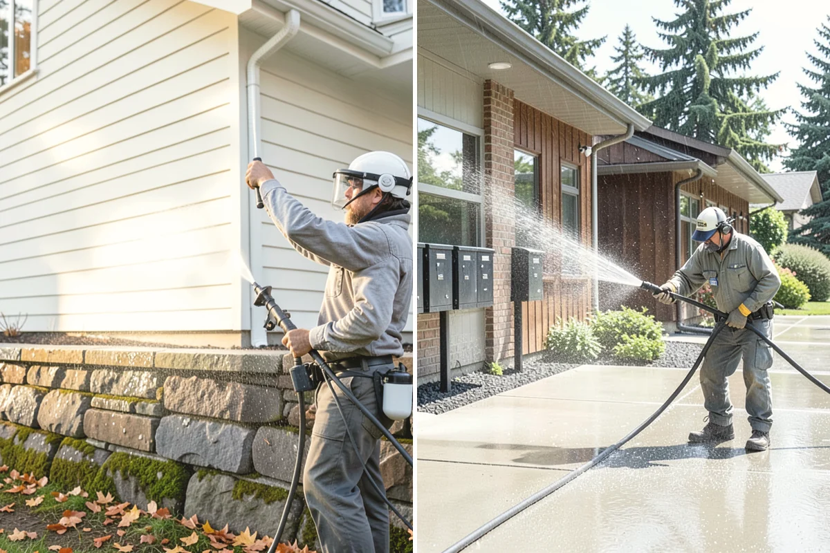 Leaf Stain Removal in Carbonado, Pierce County, WA - Clear debris and assess the tannin staining