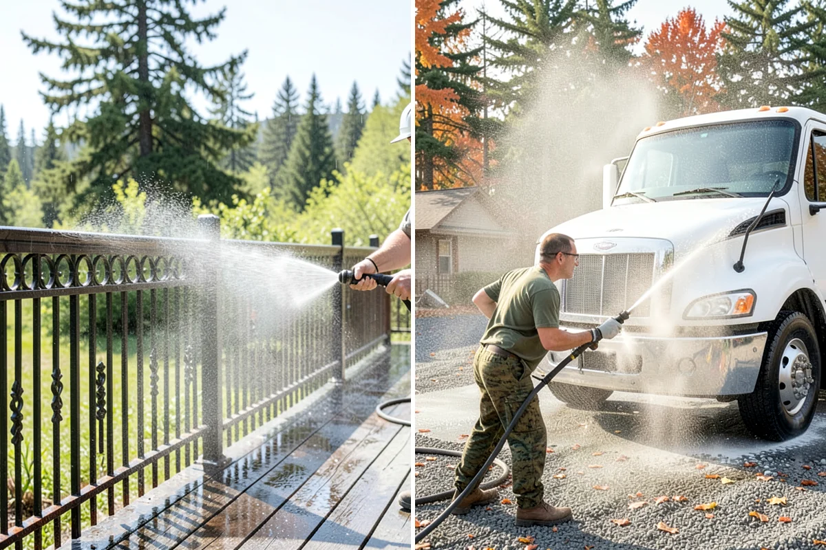 Leaf Stain Removal in Clyde Hill, King County, WA - Clear debris and assess the tannin staining