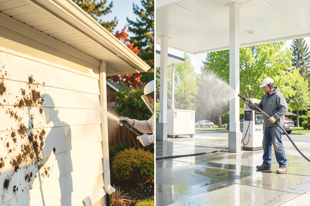 Leaf Stain Removal in Eatonville, Pierce County, WA - Clear debris and assess the tannin staining