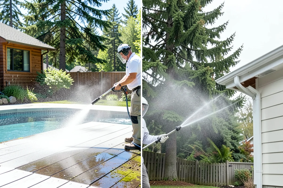 Leaf Stain Removal in Federal Way, King County, WA - Clear debris and assess the tannin staining