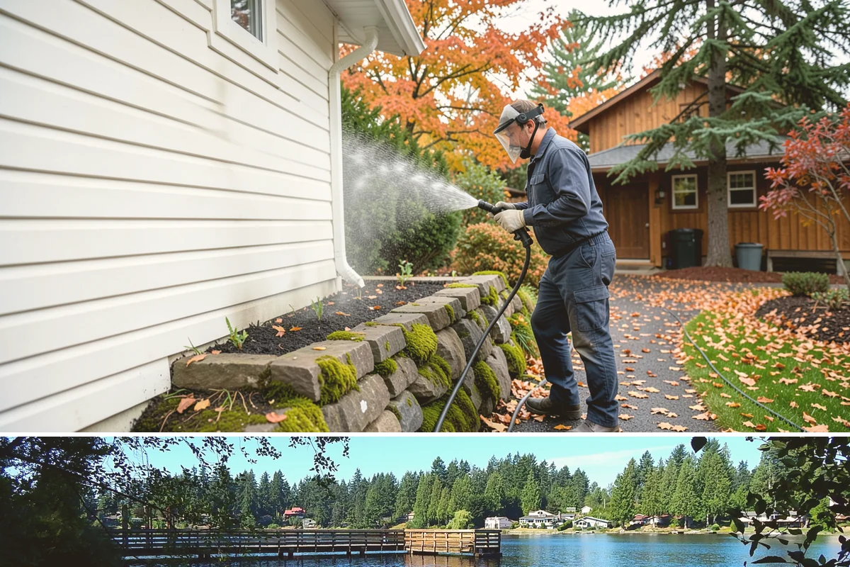 Leaf Stain Removal in Federal Way, King County, WA - Tackle leaf tannin stains in late fall or winter once leaf drop ends, before the marks set through the wet months.