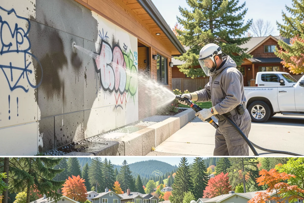 Leaf Stain Removal in Fircrest, Pierce County, WA - Tackle leaf tannin stains in late fall or winter once leaf drop ends, before the marks set through the wet months.