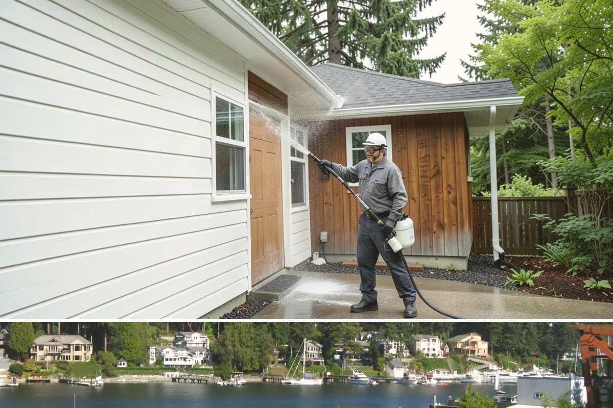 Leaf Stain Removal in Gig Harbor, Pierce County, WA - Tackle leaf tannin stains in late fall or winter once leaf drop ends, before the marks set through the wet months.
