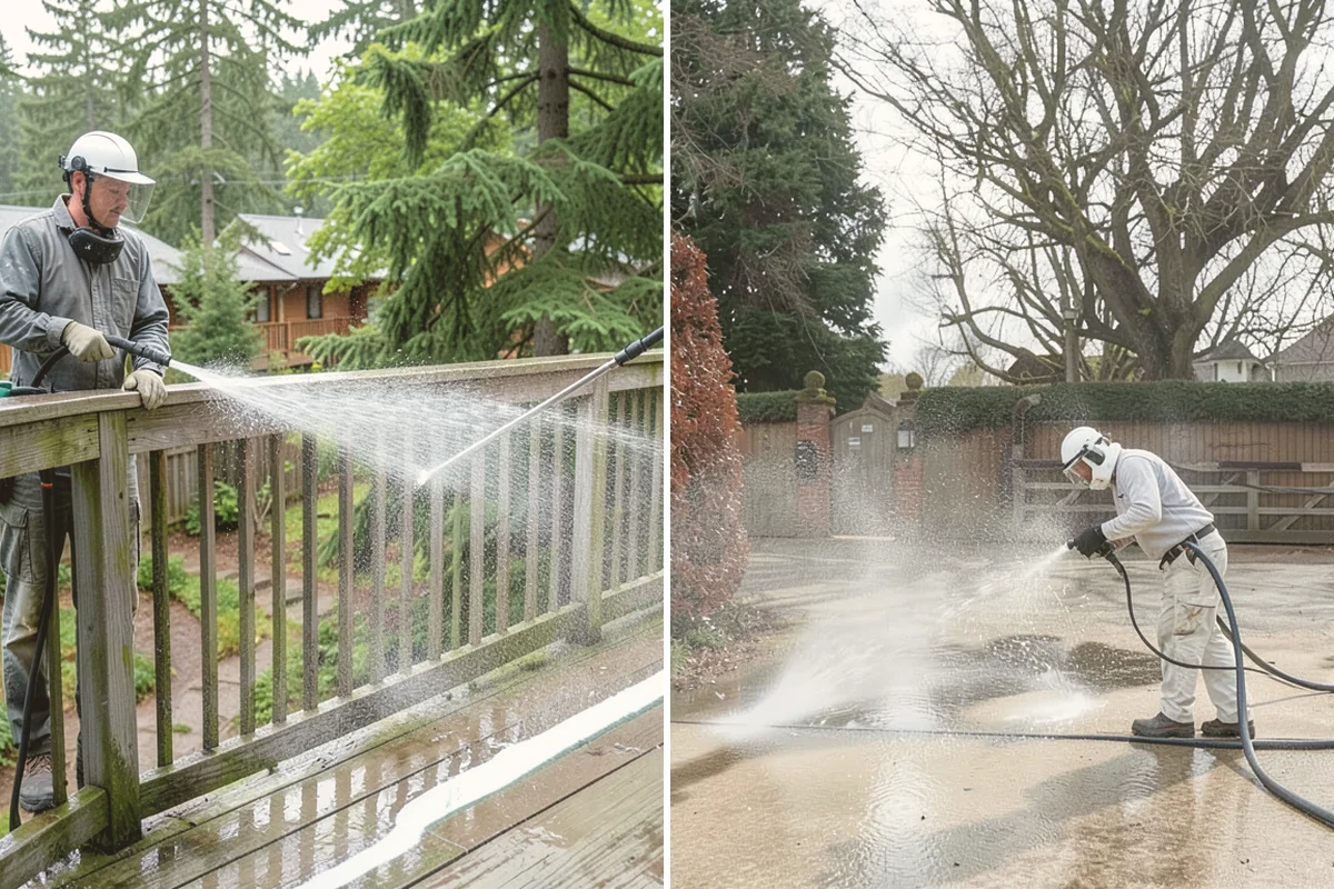 Leaf Stain Removal in Index, Snohomish County, WA - Clear debris and assess the tannin staining
